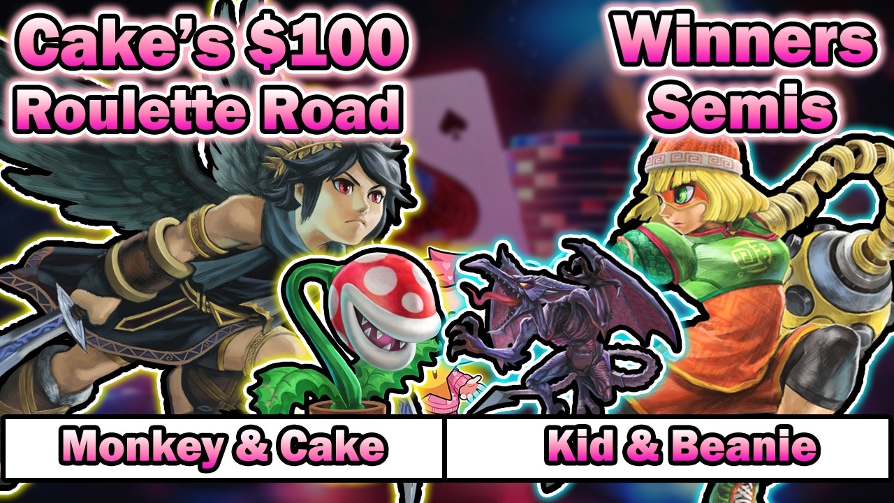 Cake's $100 Roulette Road - Monkey/Dr. Cakenstein Vs Kid/WarmDayBeanie (WS)