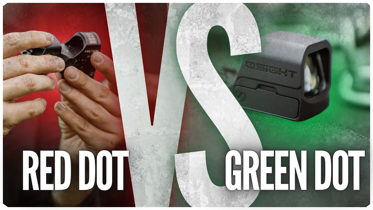 Lequel sera le meilleur ? Point rouge VS point vert