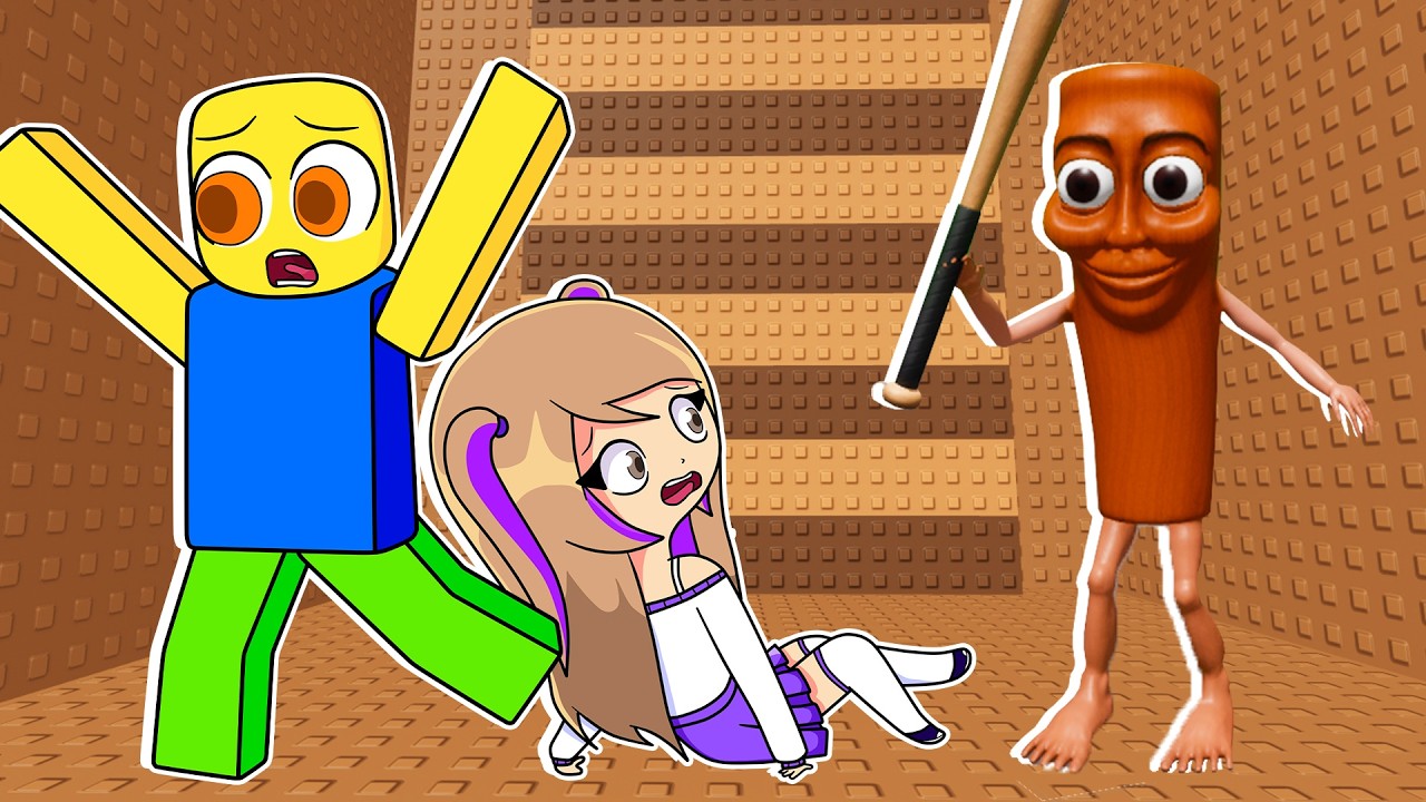 Escapa de TUNG TUNG TUNG SAHUR en Roblox con el Noob!