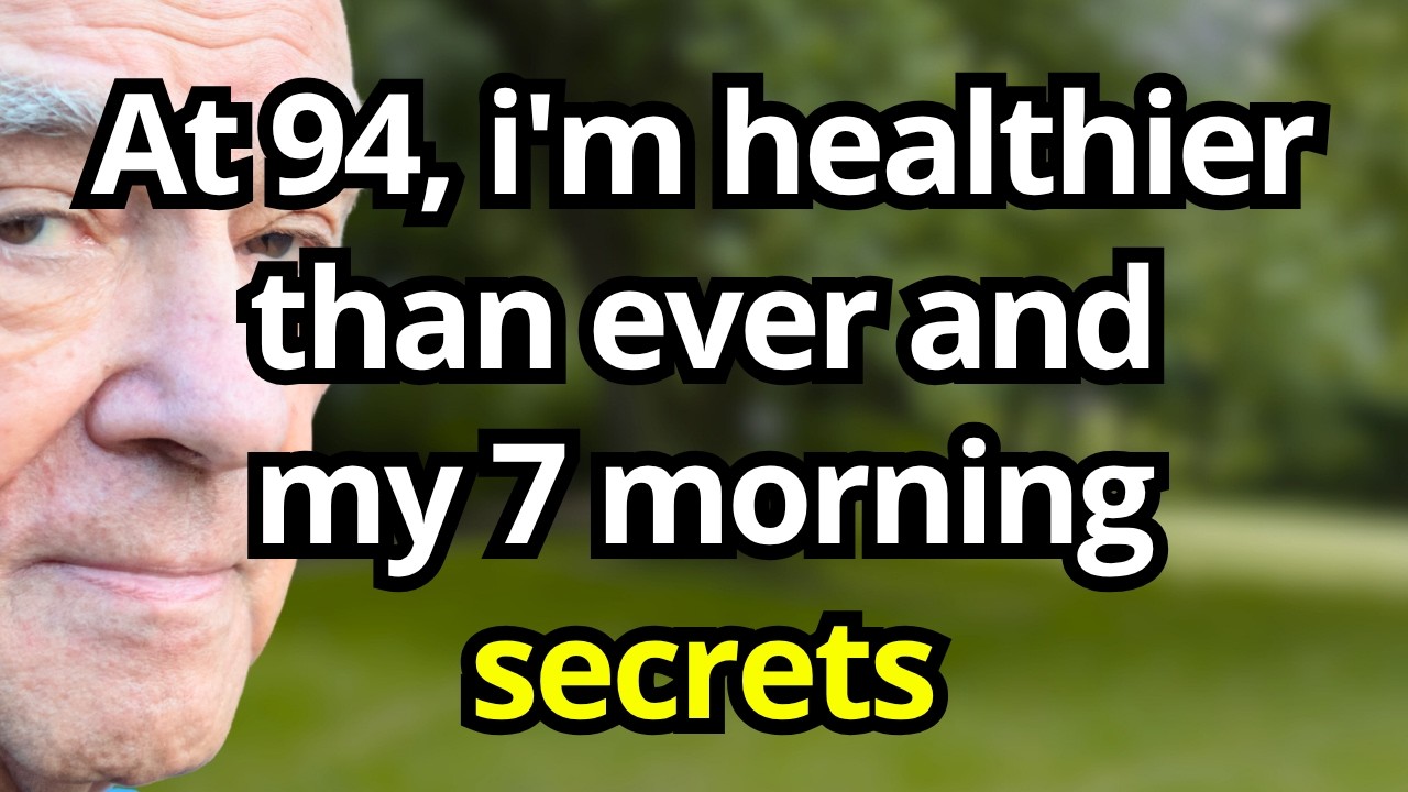 I'm 94 and Live Alone! These 5 Morning Habits Keep Me Healthier Than People Half My Age!