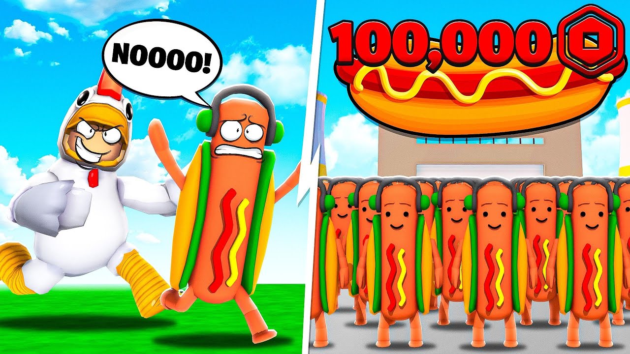 LA MIA FABBRICA DI HOT DOG DA 1.000.000€ SU ROBLOX!!