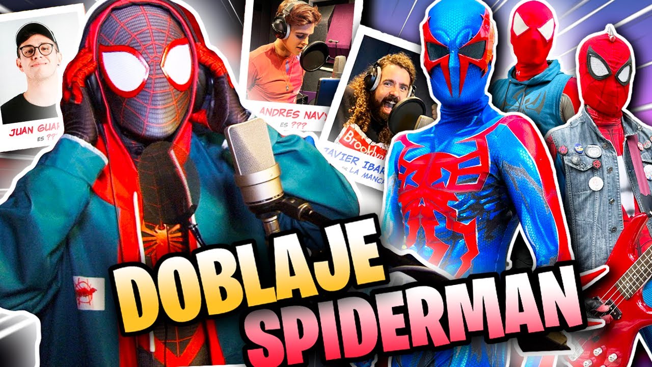 EL DOBLAJE DE SPIDERMAN EN EL SPIDERVERSE !! / Memo Aponte