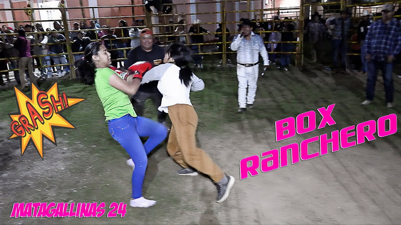 Box Ranchero en Matagallinas,  Lety V.s Teresa, ya no sintió lo duro si no lo tupido  🥊🤺