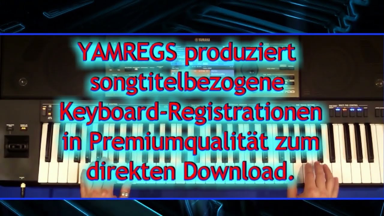 So klingt POPCORN (Stilvariation) im YAMREGS-Soundpaket YR00013 auf Yamahakeyboard SX700║YAMREGS.com