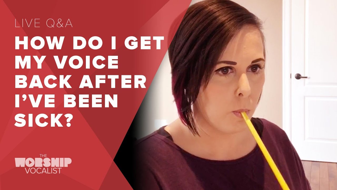 How do I get my voice back after I've been sick - Live Q&A with Charmaine Brown