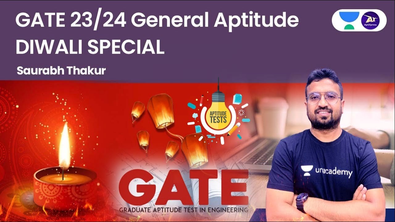GATE 23/24 General Aptitude I Diwali Special #general_aptitude #Gate_2023 #Saurabh_Sir