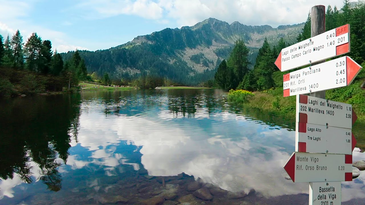 PARCO NATURALE ADAMELLO-BRENTA Trekking fra le montagne fino al Lago delle Malghette