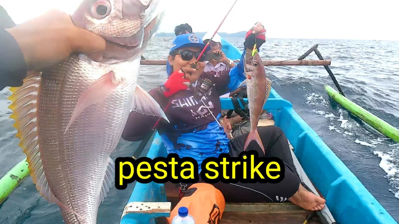 Mancing ultralight jigging spot tunting unting lokasi hilangnya dokter Wisnu// bluefin trevally