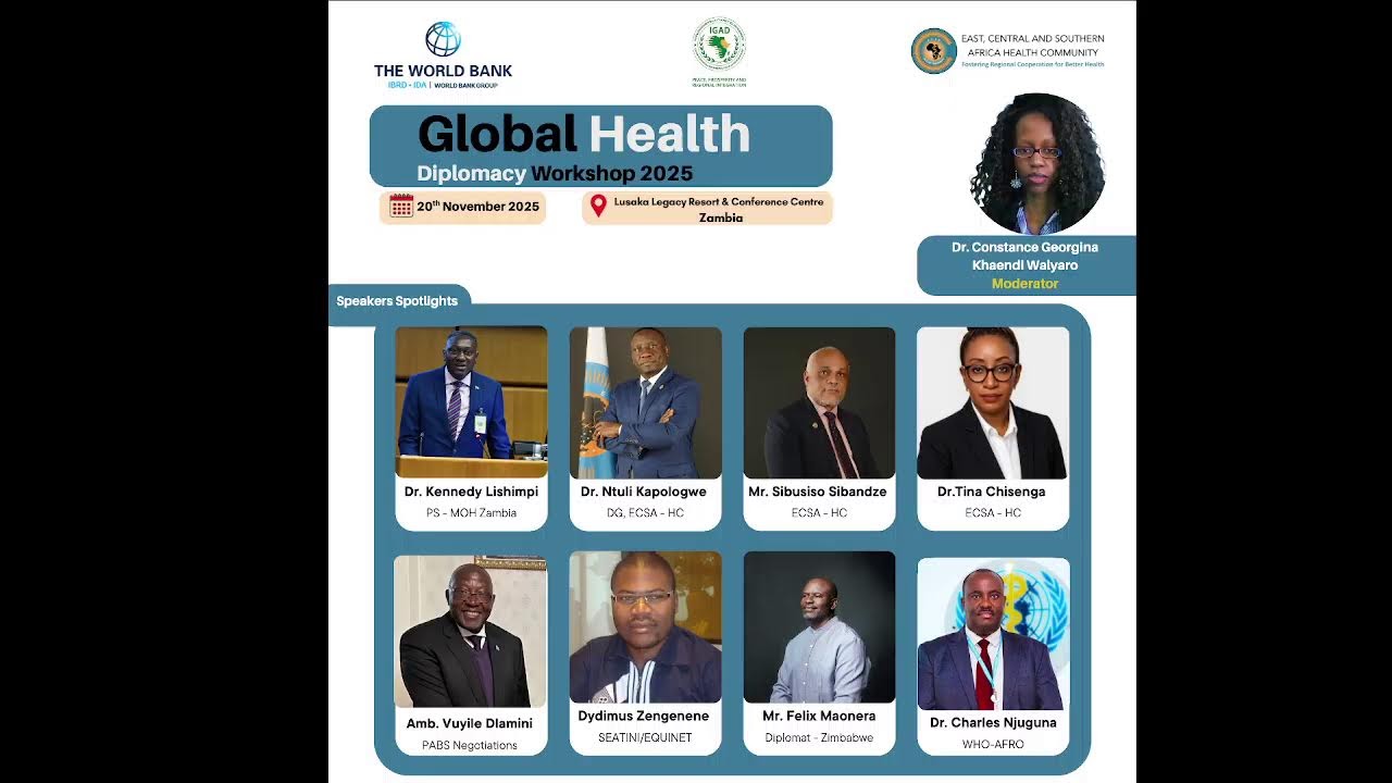 The  Global Health Diplomacy Workshop 2025, Lusaka Zambia