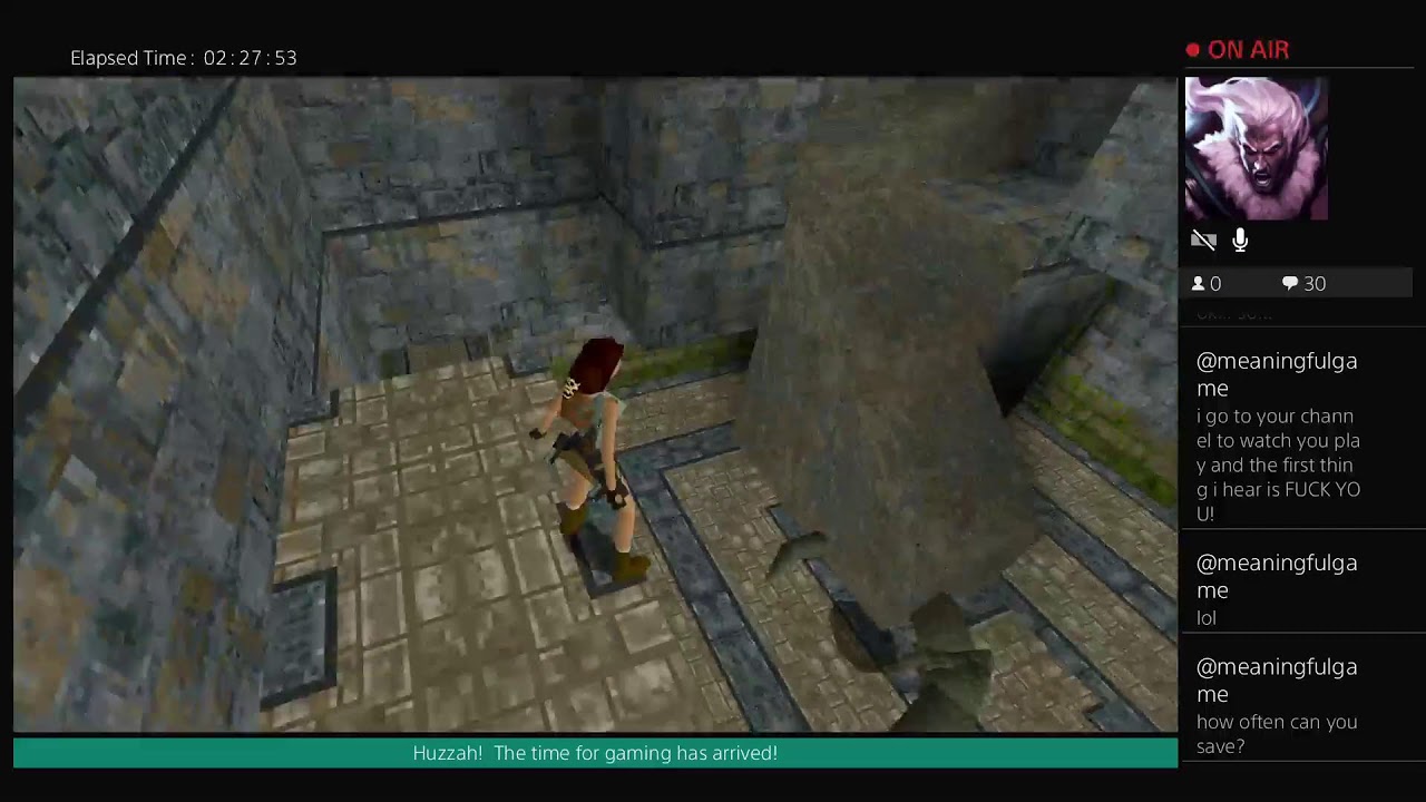 HektontheMage's/DarkElf85's Live LP of Tomb Raider I:  Remastered (Part 4b)