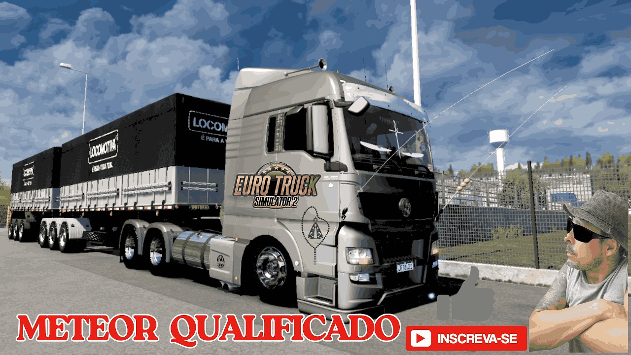 VW METEOR QUALIFICADO NO BITREM CARGA PESADA   #vidadecaminhoneiro #eurotrucksimulator2