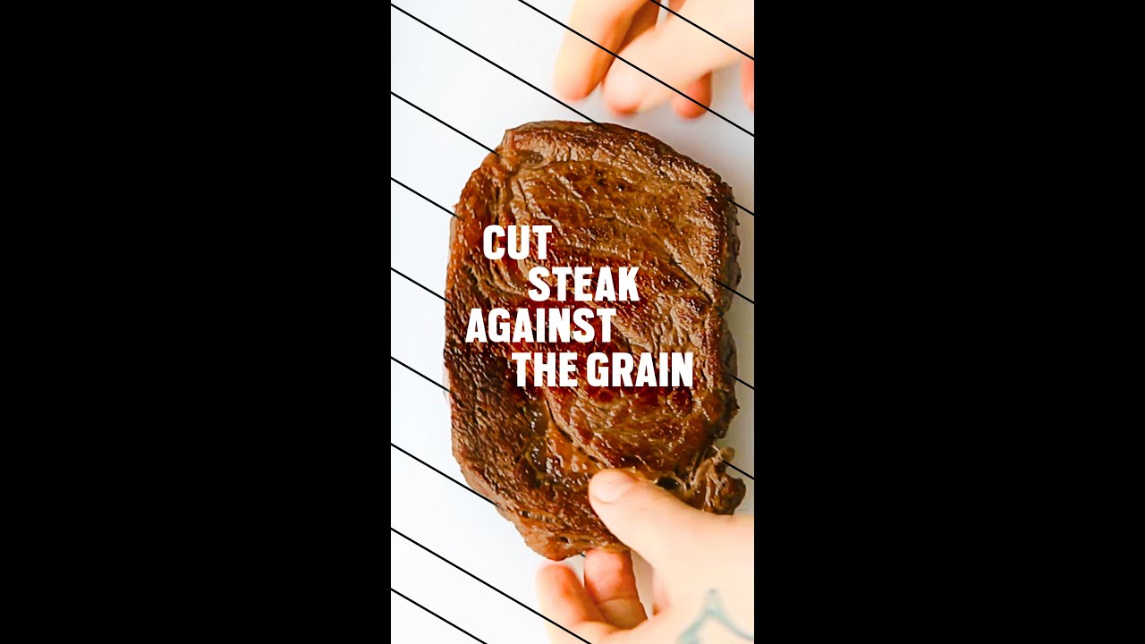 How to Cut Steak Against the Grain
