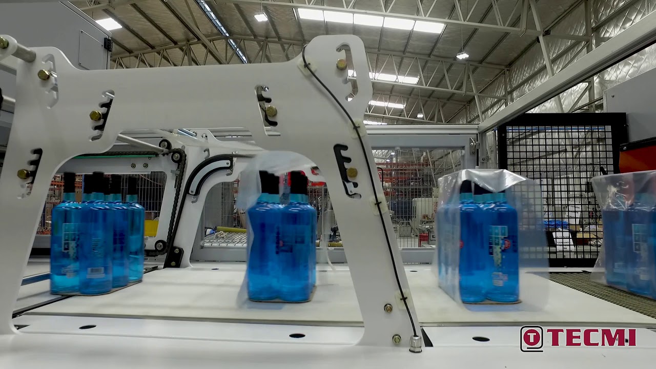 Envolvedora/Empacadora Automática TECMI. Modelo EV 750-35 CC.
