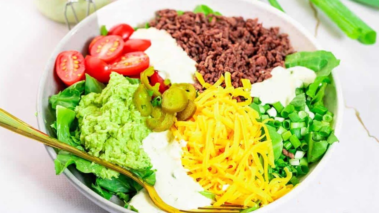 Healthy Taco Salad Recipe | Low-Carb, High-Protein, and Ready Fast!