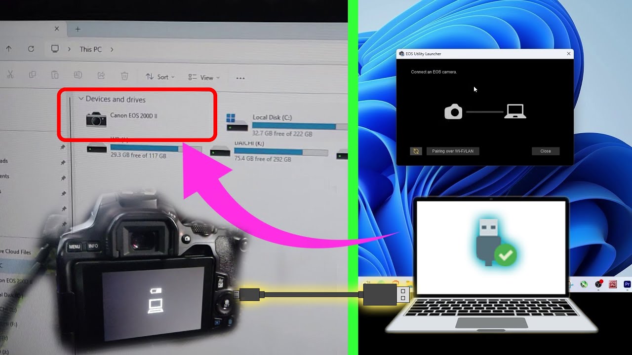 Canon Camera EOS Utility not detected by PC via USB - Windows 11 [SOLVED]