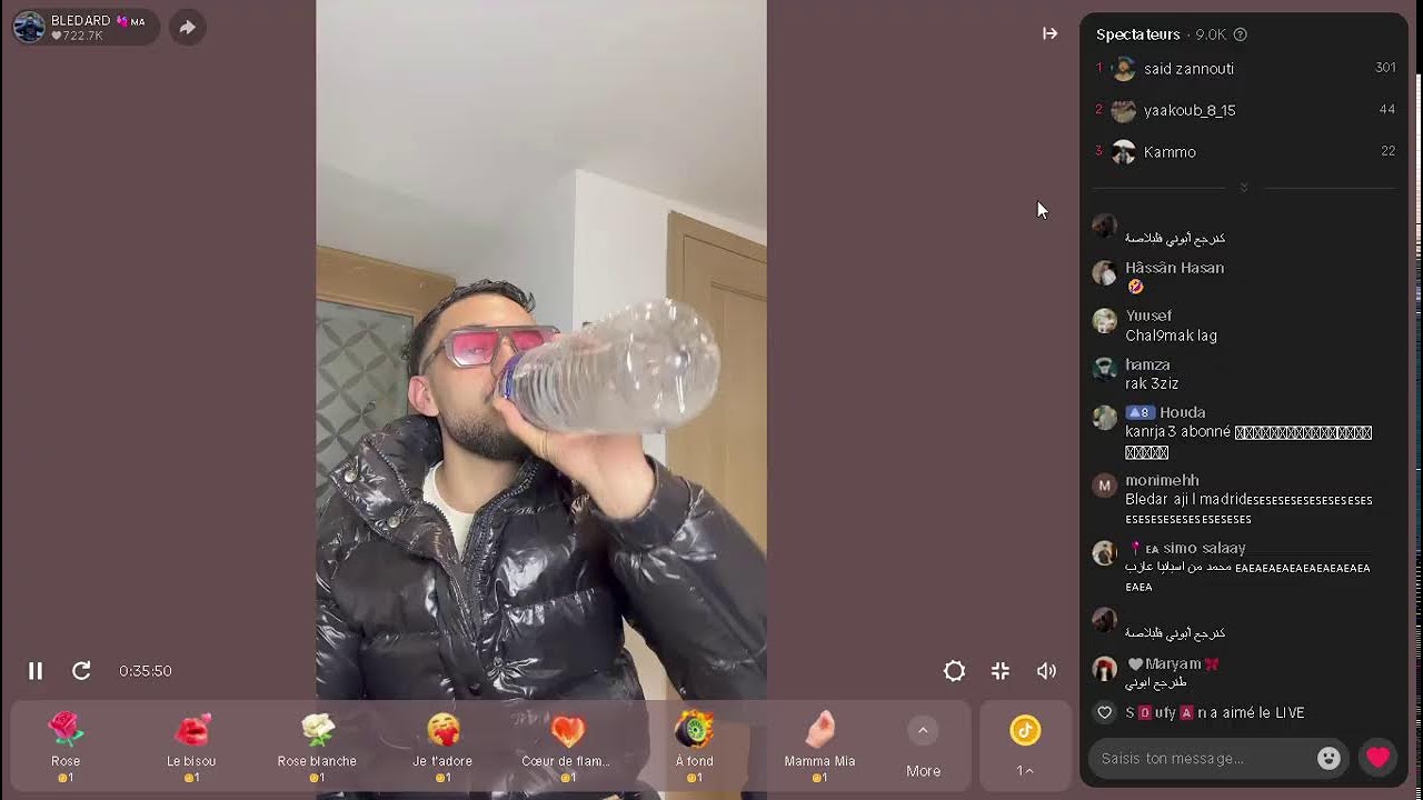 bledard chaimae live🛑😍