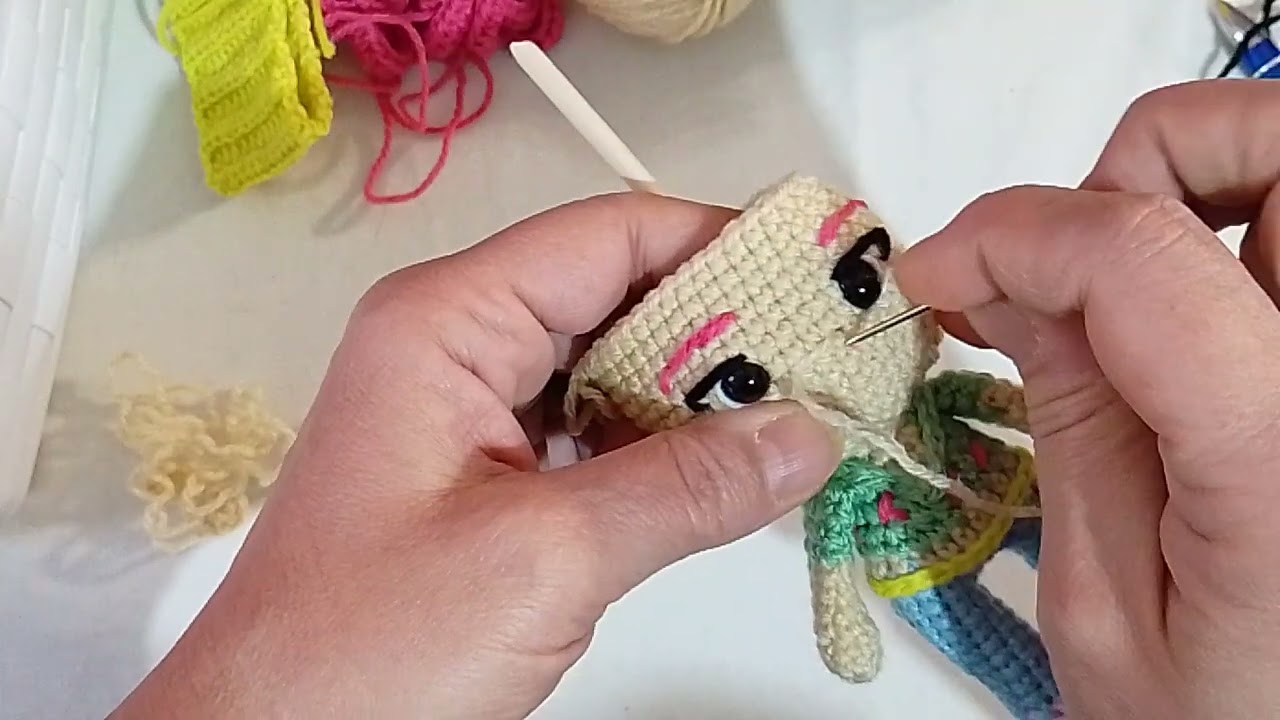 #16 Tutorial Amigurumi Abby. Saja Boys. Kpop Demon Hunters. Parte 2. Fine.