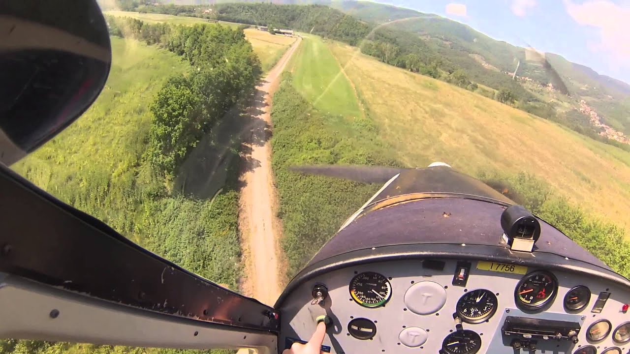 Tecnam P92 Echo - Deadstick landings practice