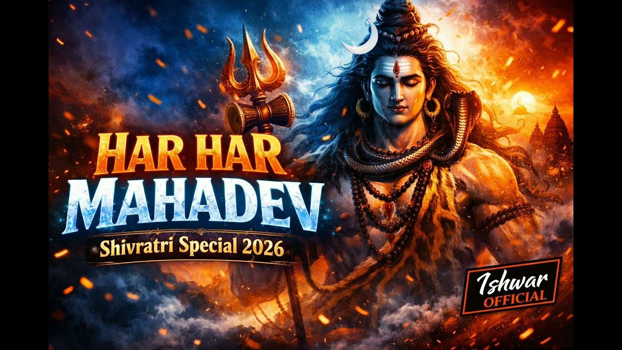 Har Har Mahadev | Shivratri Special Song 2026 | Mahadev Bhajan | Jai Bholenath | Ishwar Official