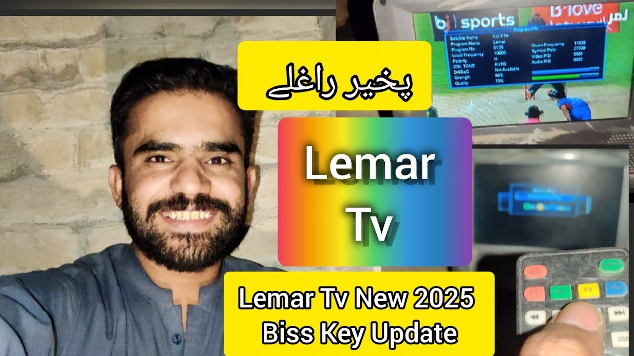 Lemar Tv Yahsat 52.5E How To Add Biss Key 2025 Update new china receiver