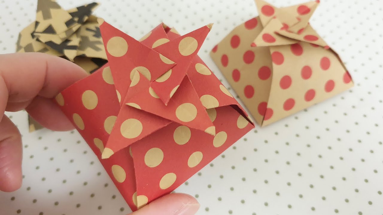 DIY 禮物盒 | 自製可愛實用的禮物盒 | 摺紙 | 愉樂生活 | origami gift box