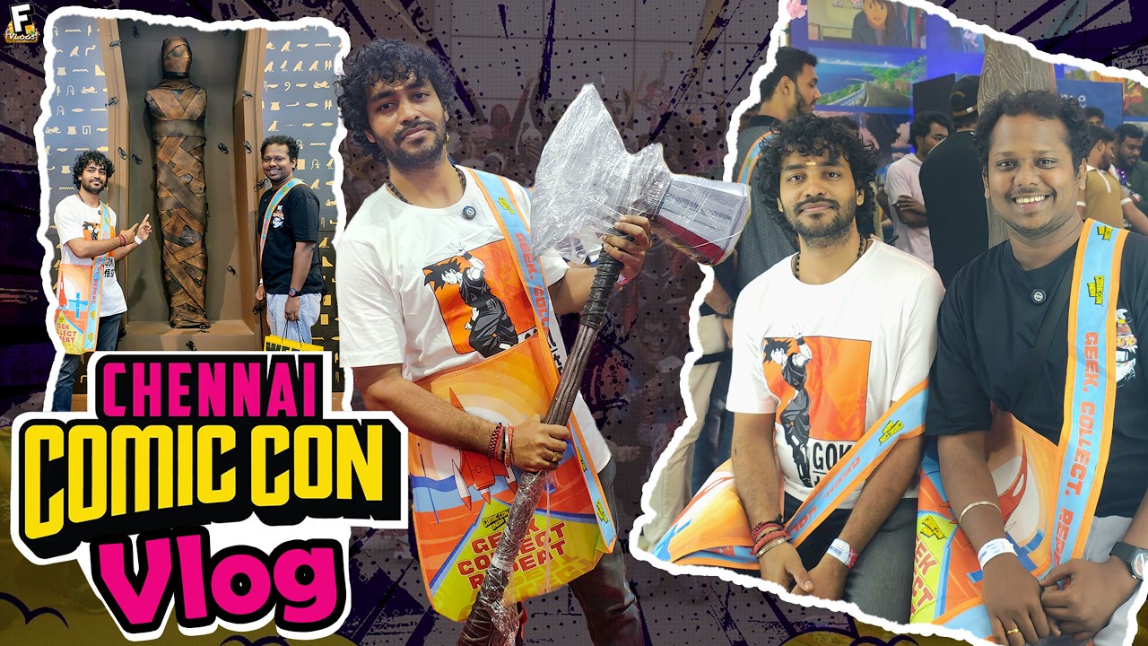 சென்னையில் Comic Con 2026🔥| First Time Experience 😍 | Ultimate Anime & Cosplay Fest! #ffvlogs