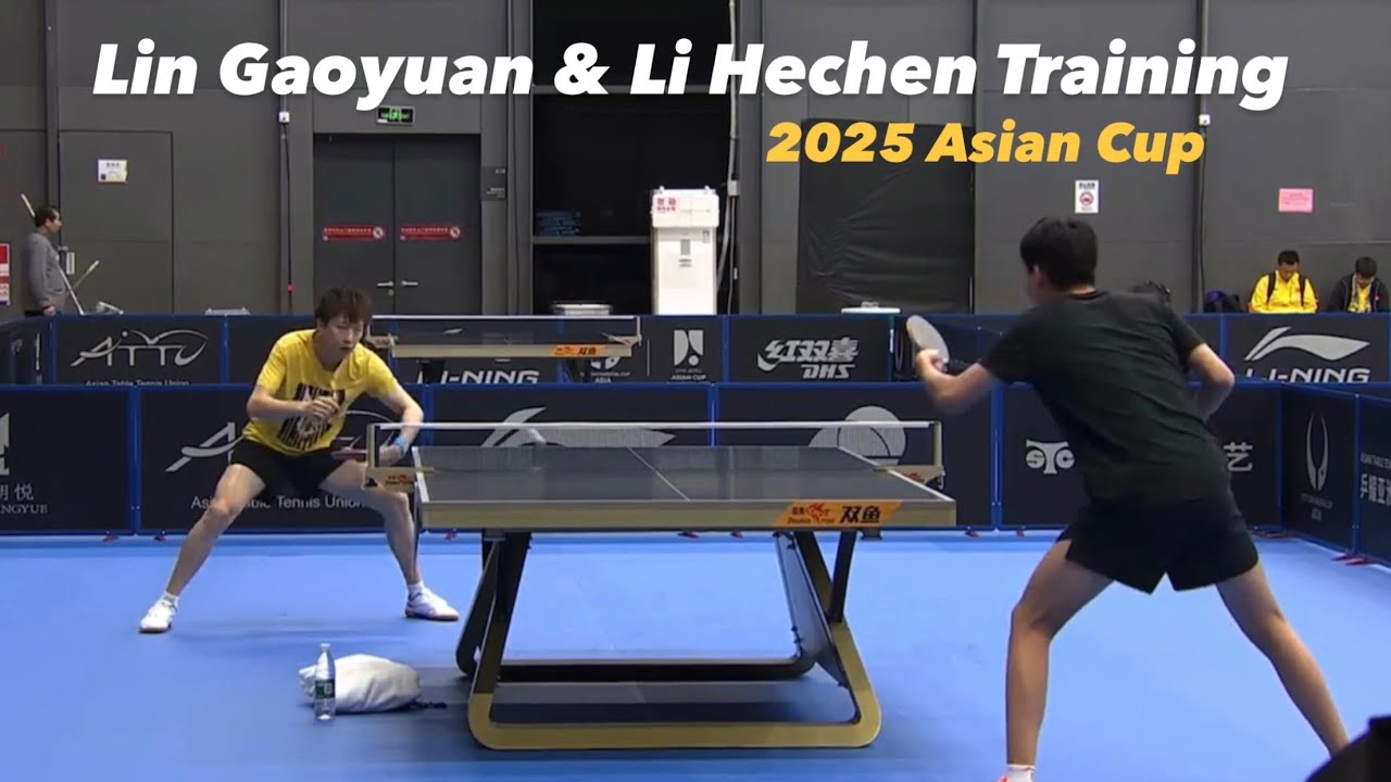 Lin Gaoyuan 林高远  & Li Hechen 李和宸 (15 Years Old ONLY!) Training | 2025 Asian Cup