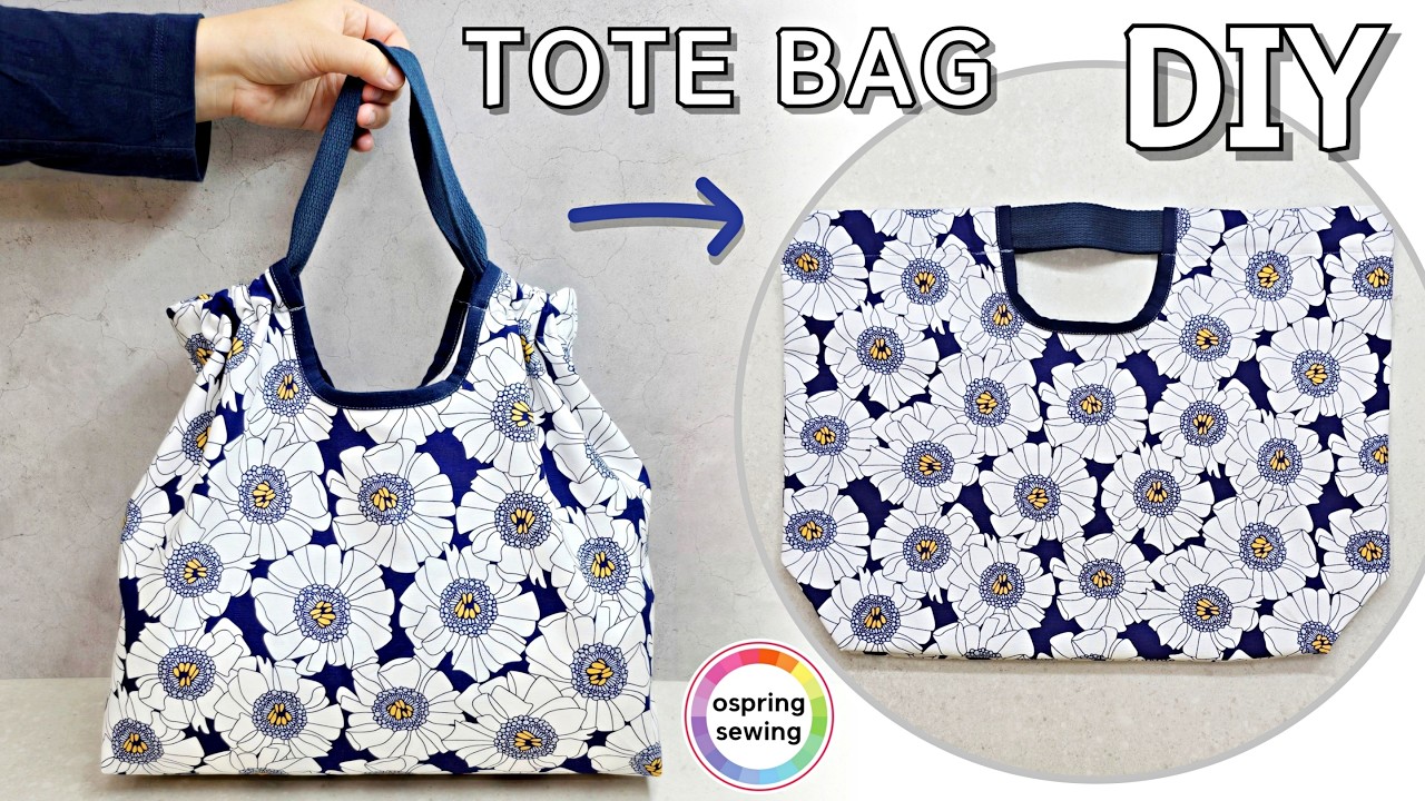 You'll be amazed at how easy it is to make this wonderful tote bag! 🥰