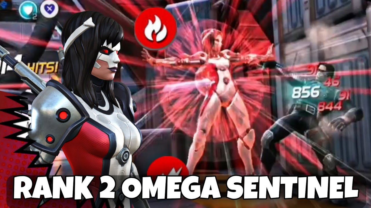 Omega Sentinel is amazing! Unawakened rank 2 gameplay | Marvel Contest of Champions