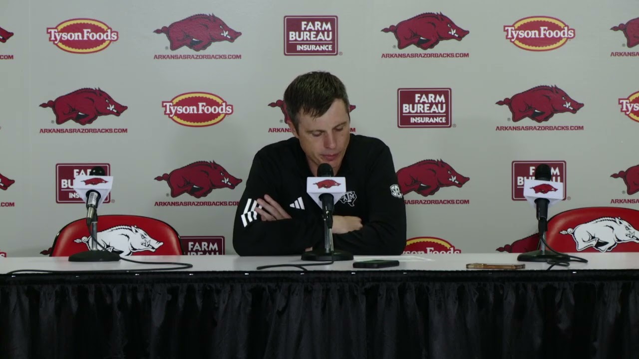 Bucky McMillan press conference: Arkansas 99, Texas A&M 84
