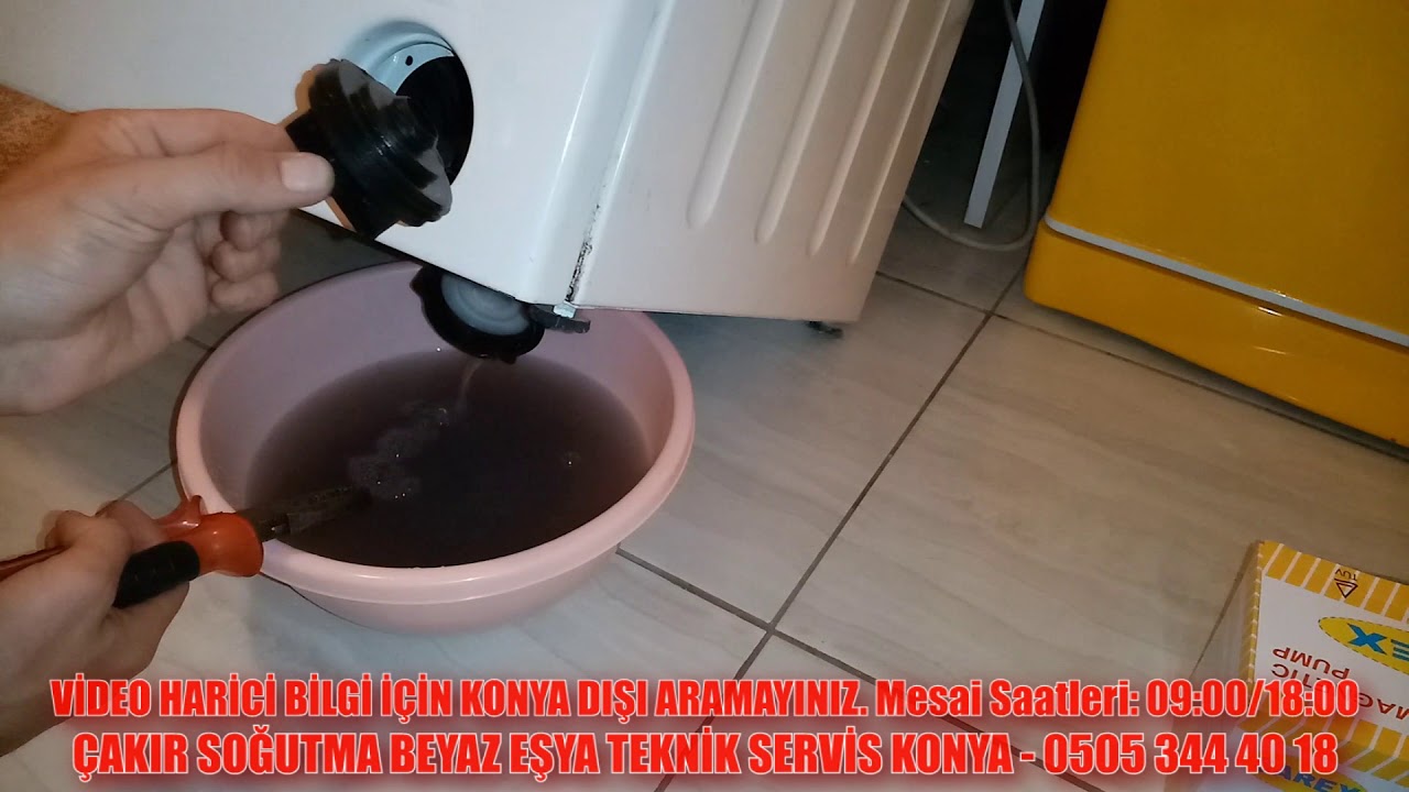 Çamaşır Mak. Durulamada Kaldı Sıkmaya Geçmiyor Suyu Atmıyor ( Çorap ? )- Sesli Bilgiler TR - Teknik