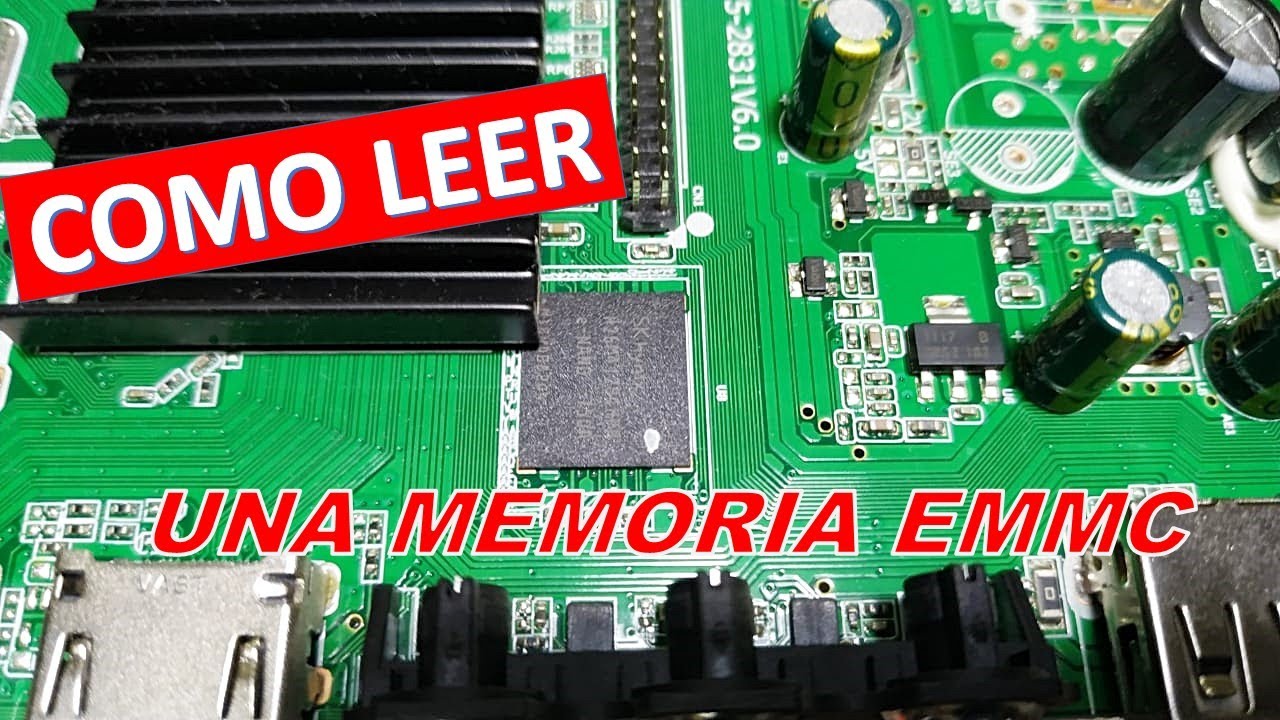 Como leer Memoria EMMC con RT809H y el Cable ISP
