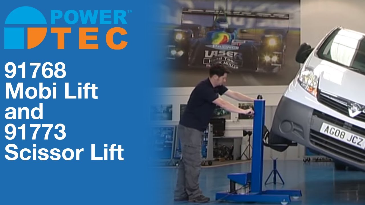 91768, 91773 | Power-TEC Mobi Lift and Scissor Lift