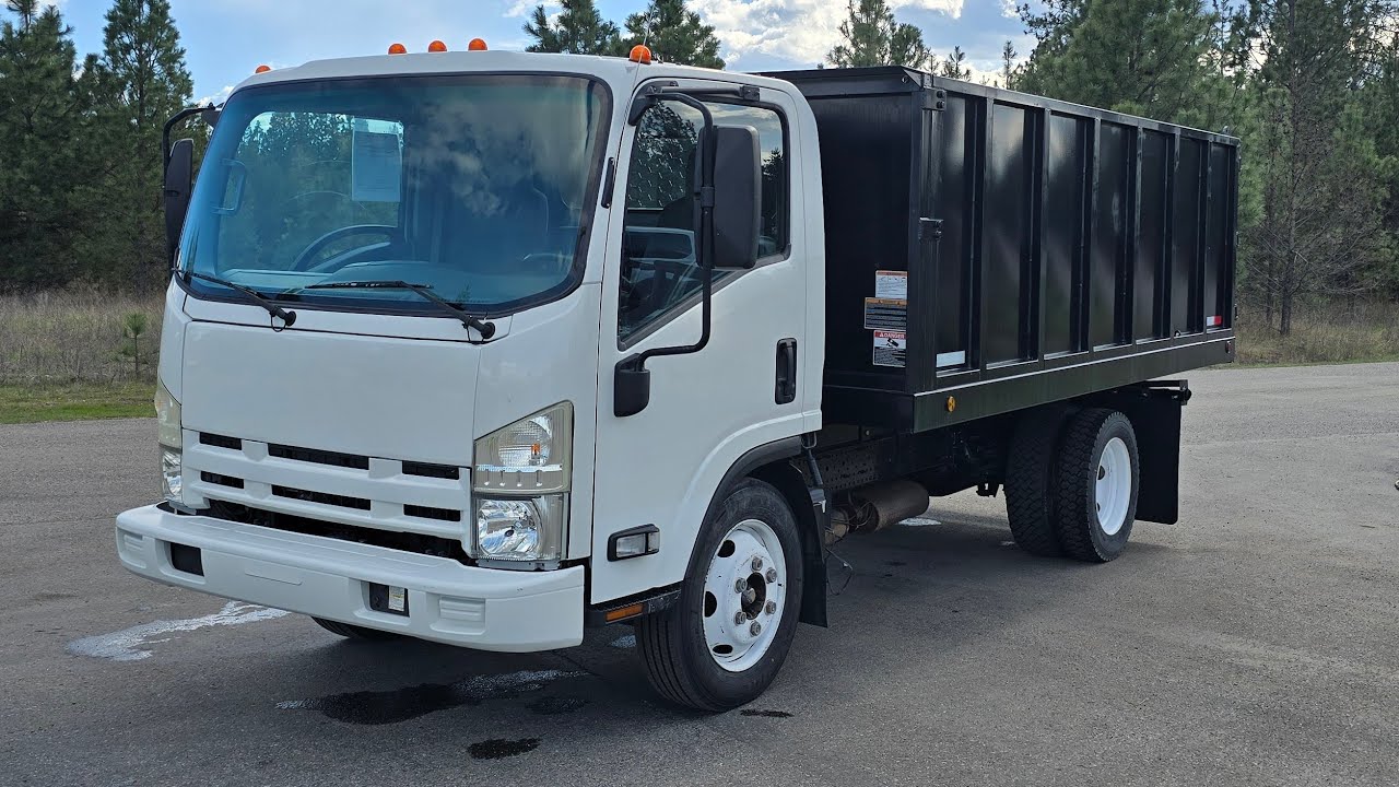 2013 Isuzu NPR Dump Truck 6.0 LS V8 (1-Owner, Only 158K Miles!!)