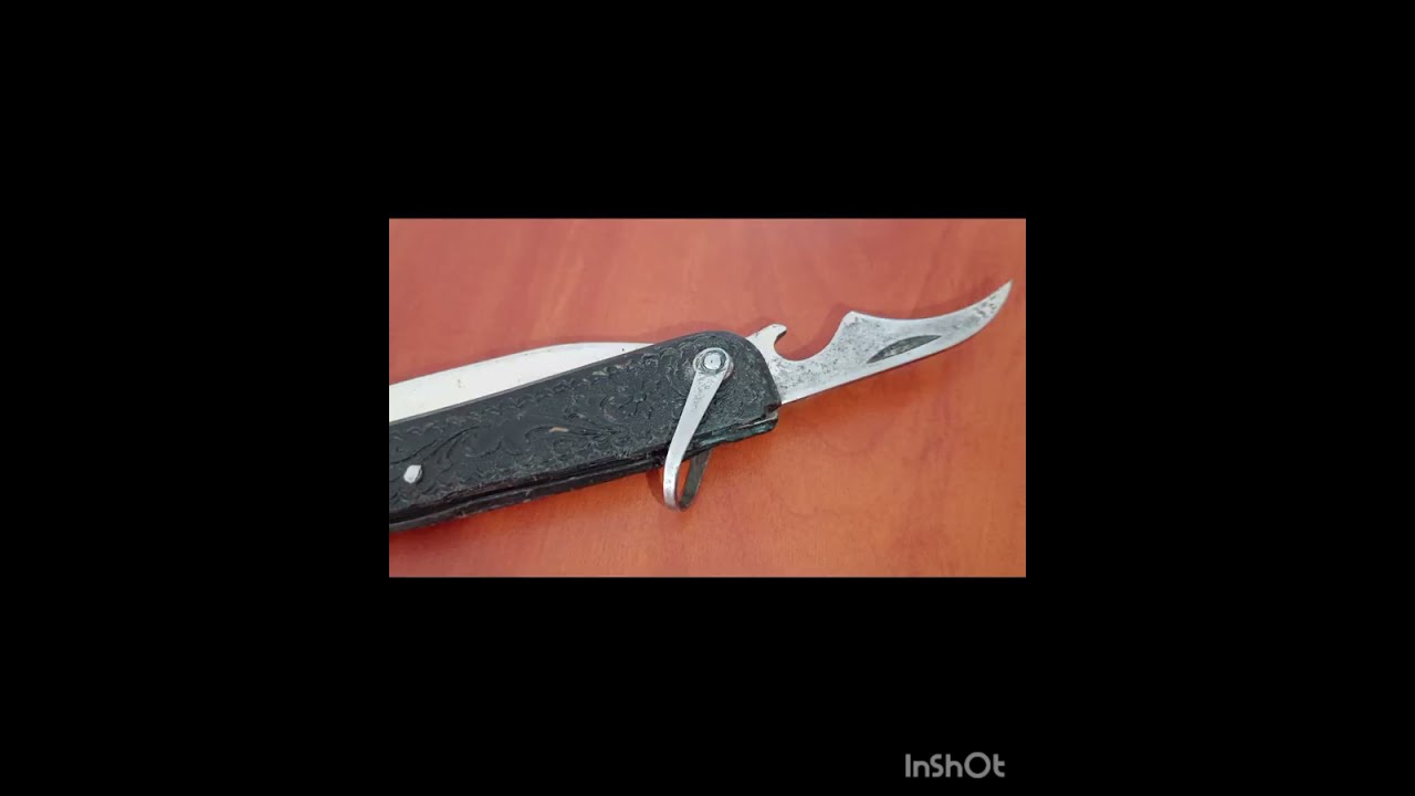 Рідкісний ніж "Ворсма" двопредметний, однорядний 70-80-ті /USSR old Knife Vorsma
