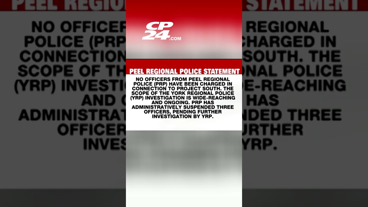 Three Peel police officers suspended