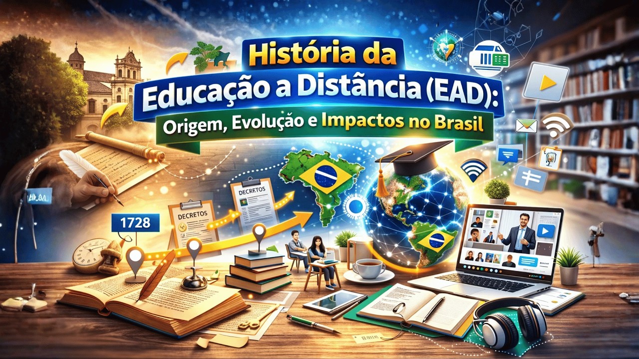 História da Educação a Distância (EAD): Origem, Evolução e Impactos no Brasil