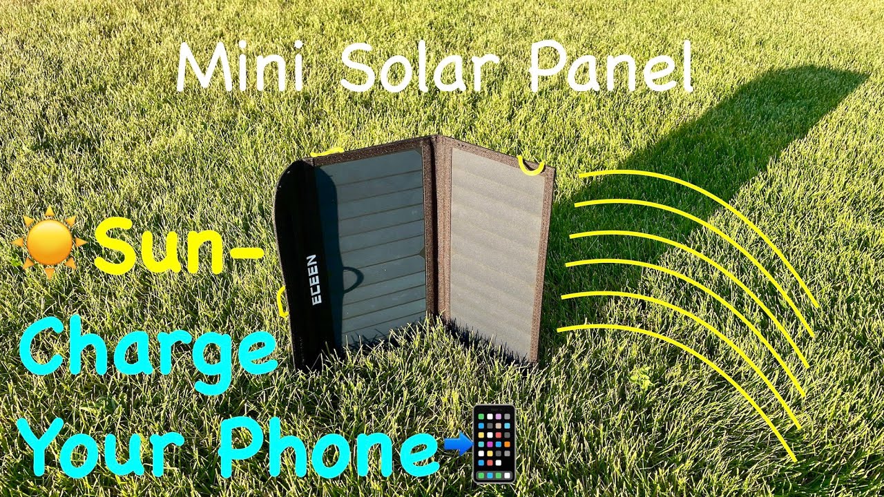 Folding Solar Panel Review (Charge your Phone via the Sun!)