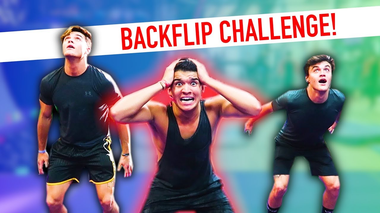 Doing My First BACKFLIP!