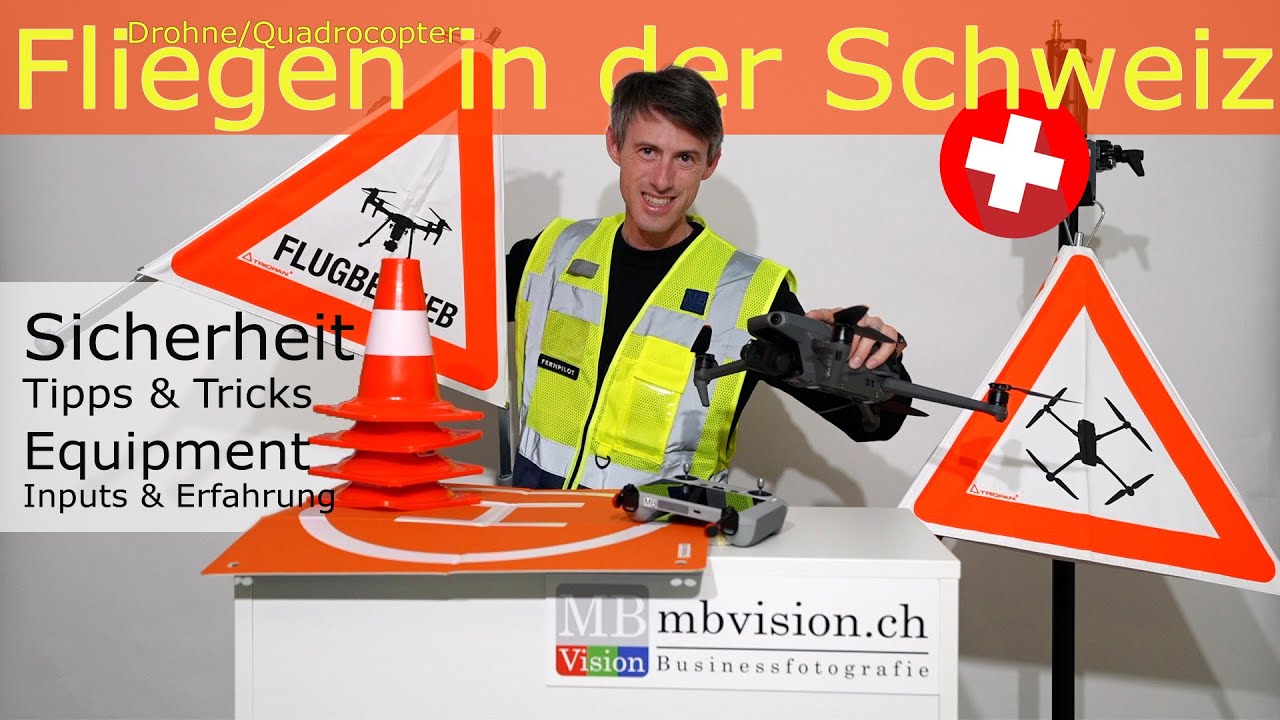 Drohne fliegen in der Schweiz, das musst du beachten
