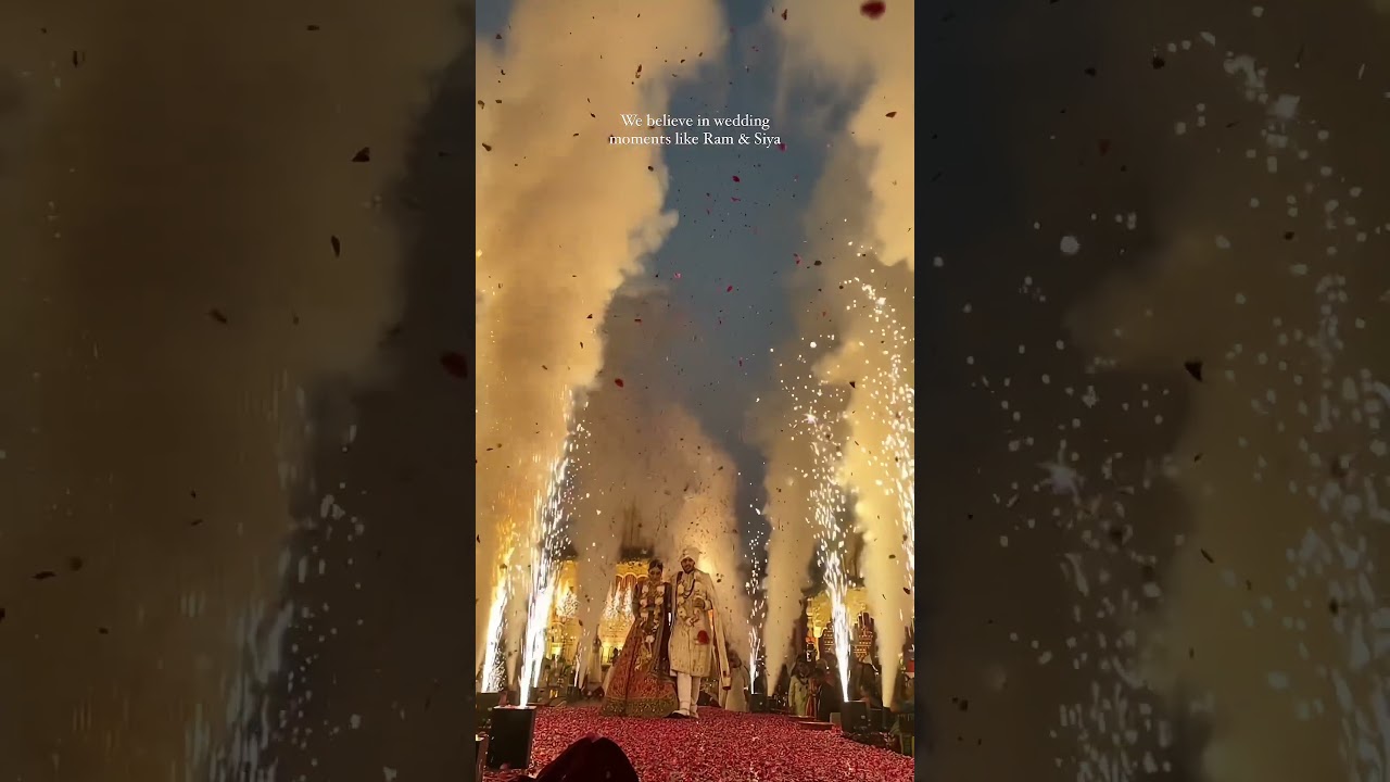 Watch the Unbelievable Wedding Special: Bride and Groom's Fireworks Display Will Stun You!