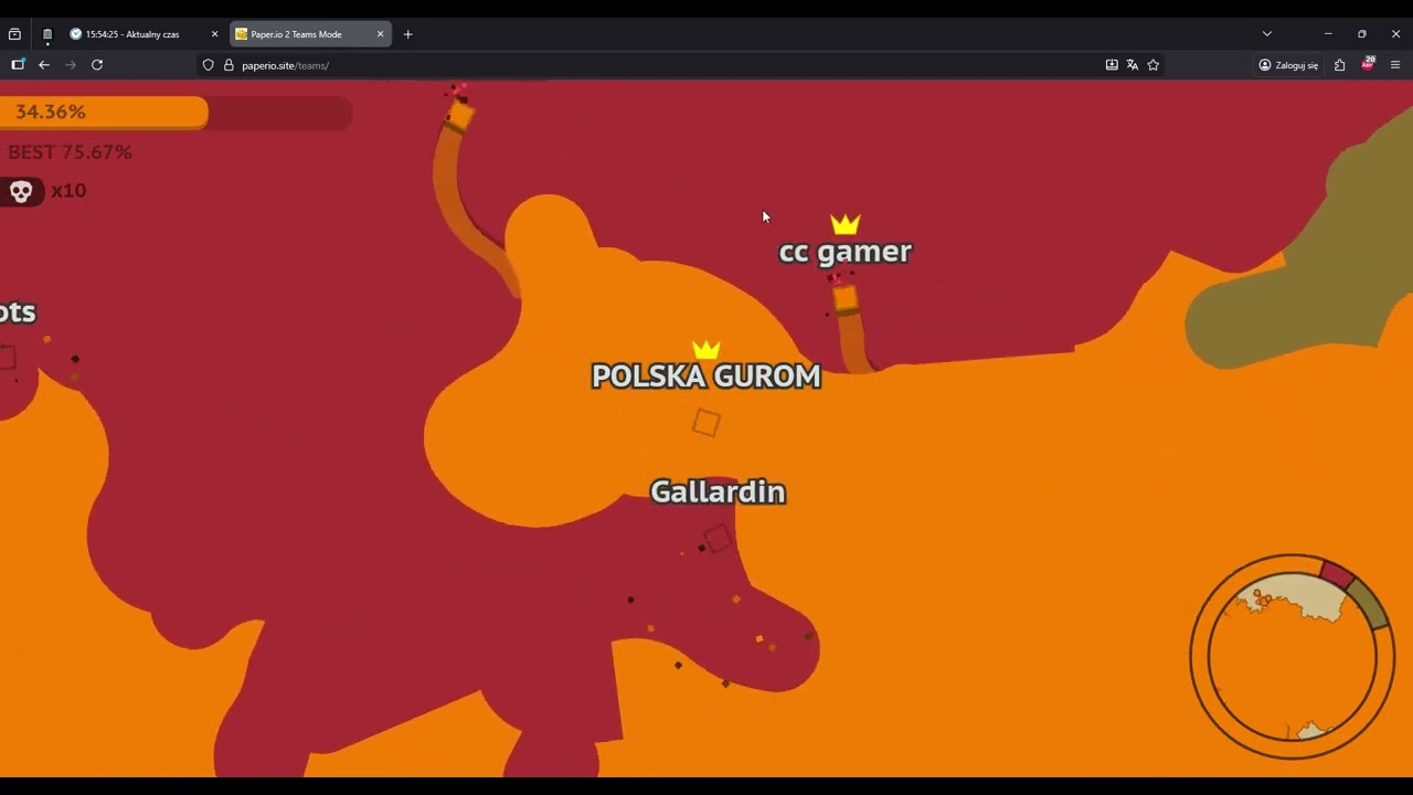 Paper.io 2 Teams Mode