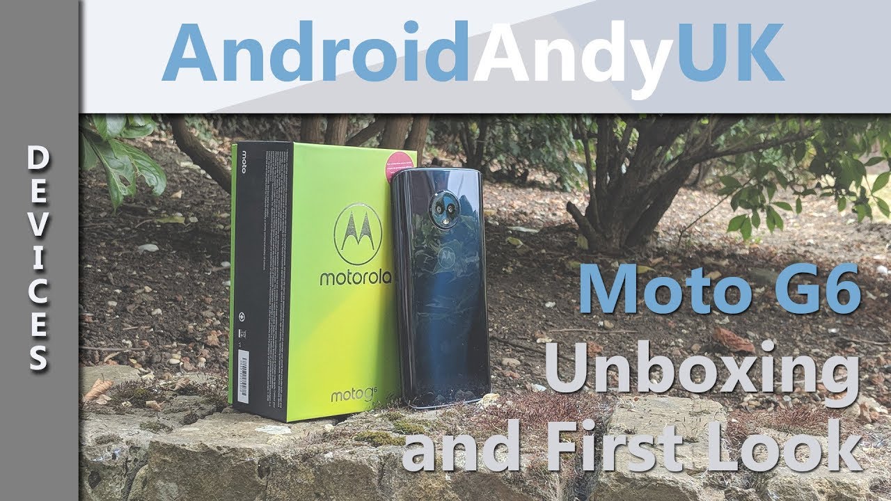 Lenovo Motorola Moto G6 Unboxing and First Look