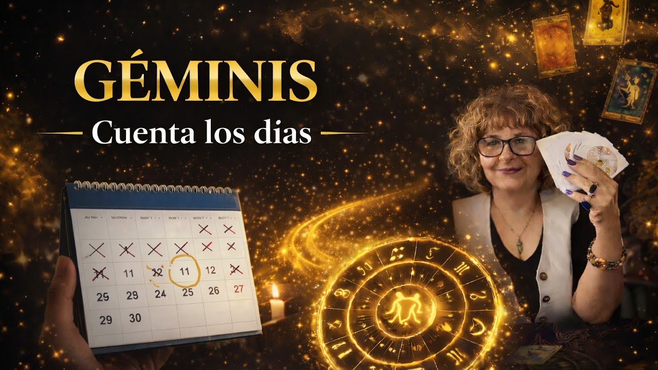GÉMINIS ♊; CUENTA LOS DÍAS 🗓️, Y AGRADECE PORQUE YA ESTÁ EN CAMINO 🛤️🌅☺️👌.