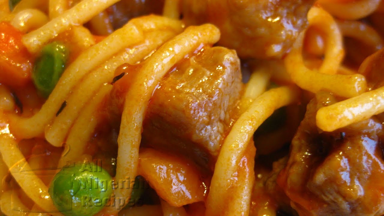 Spaghetti Surprise | All Nigerian Recipes | Flo Chinyere