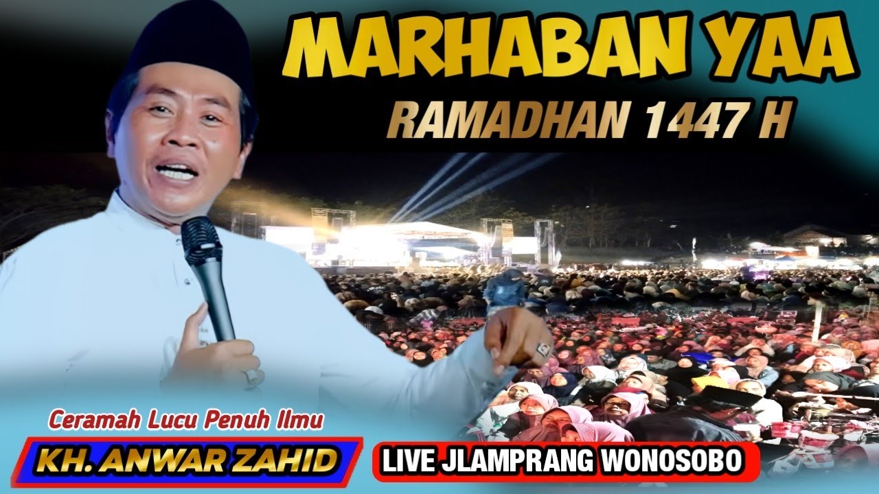 🔴 PENGAJIAN KH ANWAR ZAHID TERBARU PALING LUCU 13 FEBRUARI 2026 LIVE JLAMPRANG WONOSOBO