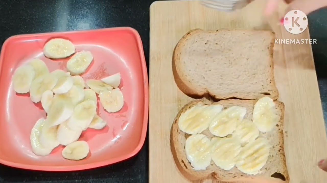 Viral banana milk toast recipe l breakfast recipe l  5 minute Easy Tiffin Recipe l 