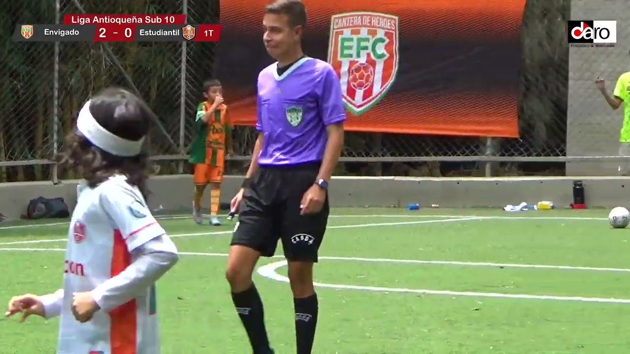 Envigado F.C vs Estudiantil  - LAF -  Sub 10 A  - Partido Completo -  Julio 26 del 2025
