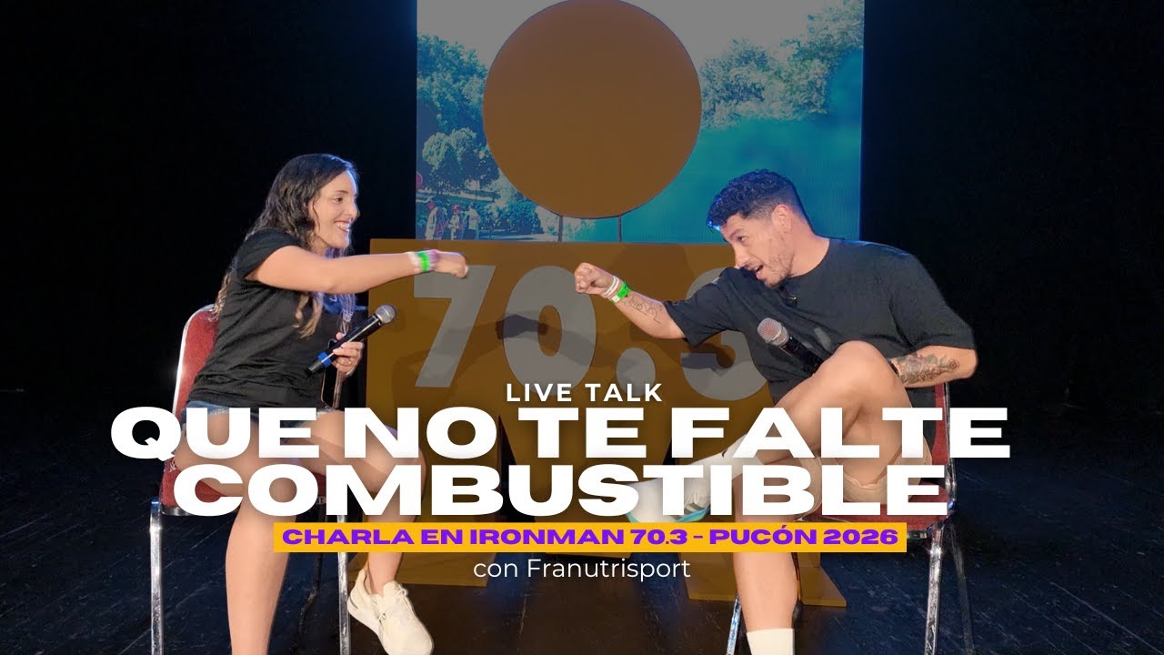Charla sobre nutrición deportiva en el Ironman 70.3 de Pucón 2026 / con Franutrisport