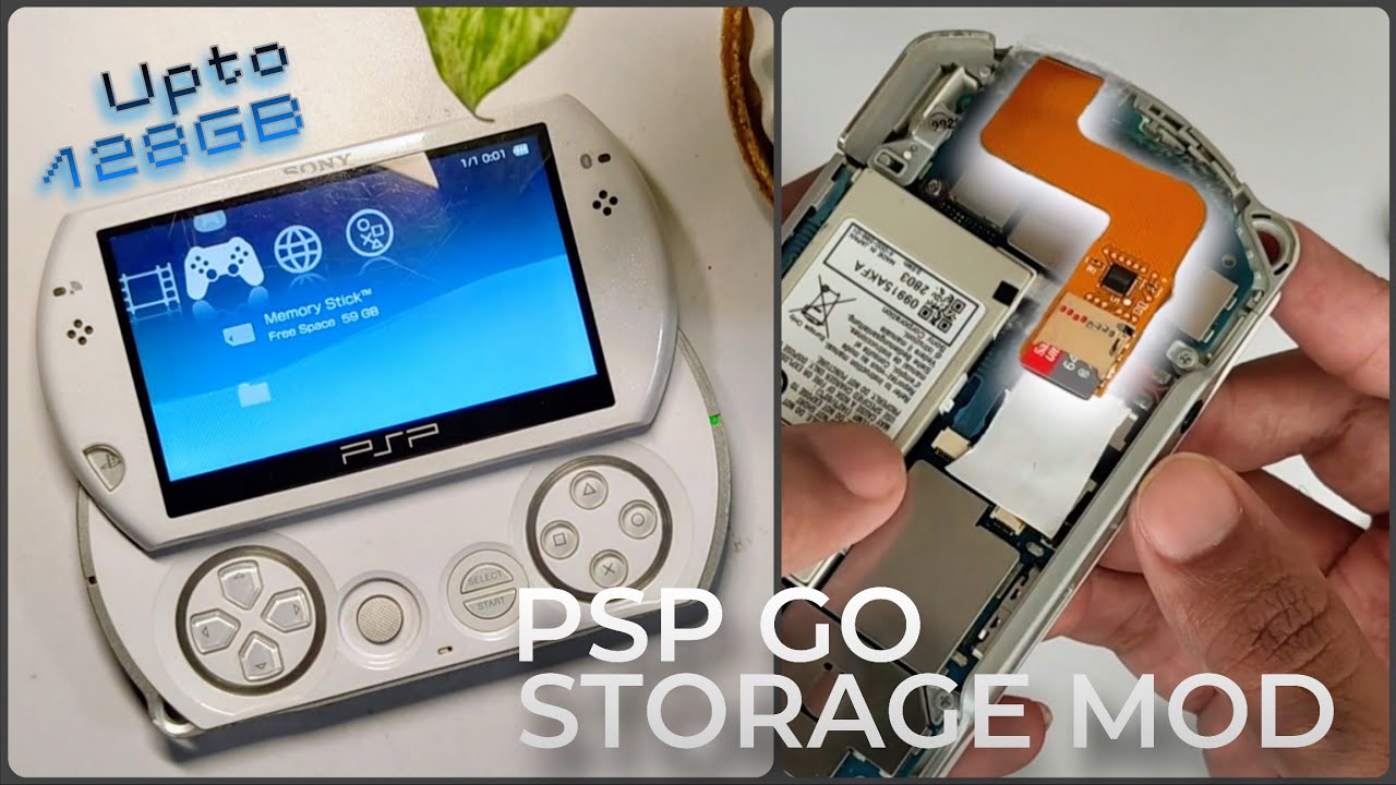 Как добавить дополнительную память на PSP Go! (новейший адаптер M2 &mdash; SD-карта, расширение до 128 ГБ)
